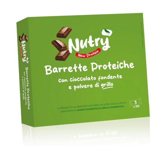 Barrette proteiche con cioccolato fondente